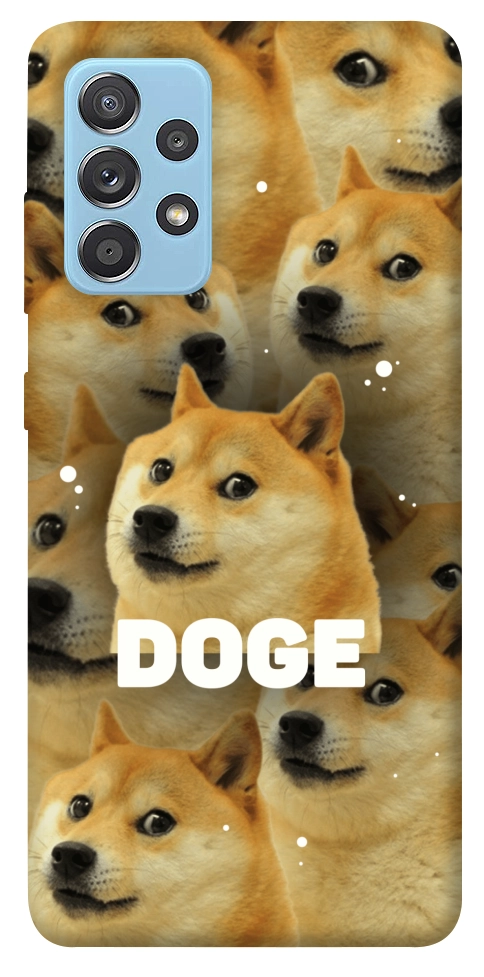 Чехол Doge pattern для Galaxy A52