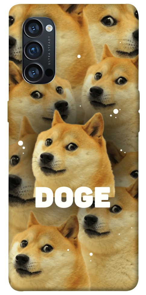 Чохол Doge pattern для Oppo Reno 4 Pro 5G