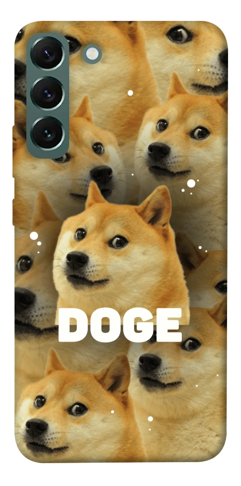 Чехол Doge pattern для Galaxy S22+