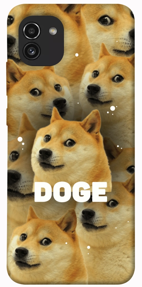 Чохол Doge pattern для Galaxy A03