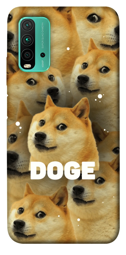 Чохол Doge pattern для Xiaomi Redmi Note 9 4G