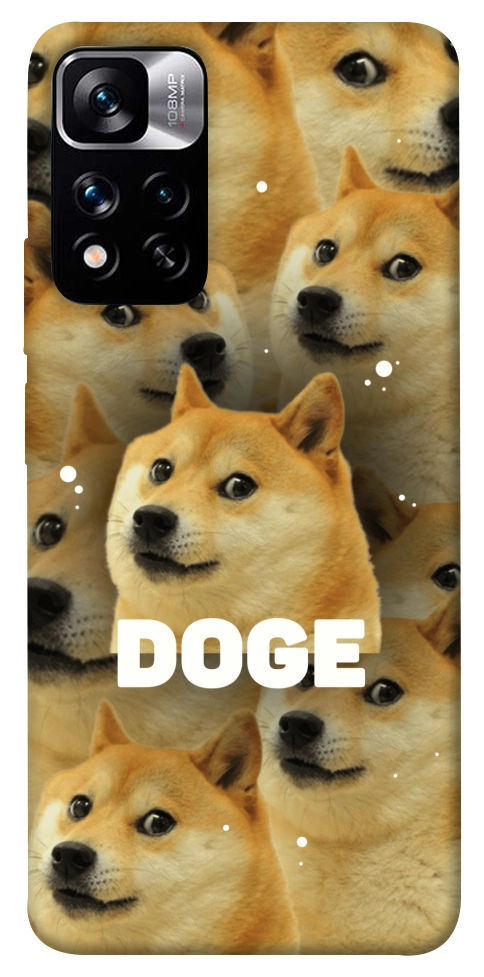 Чехол Doge pattern для Xiaomi Redmi Note 11 5G