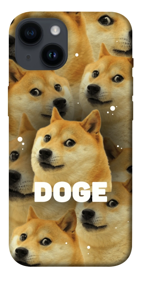 Чехол Doge pattern для iPhone 14