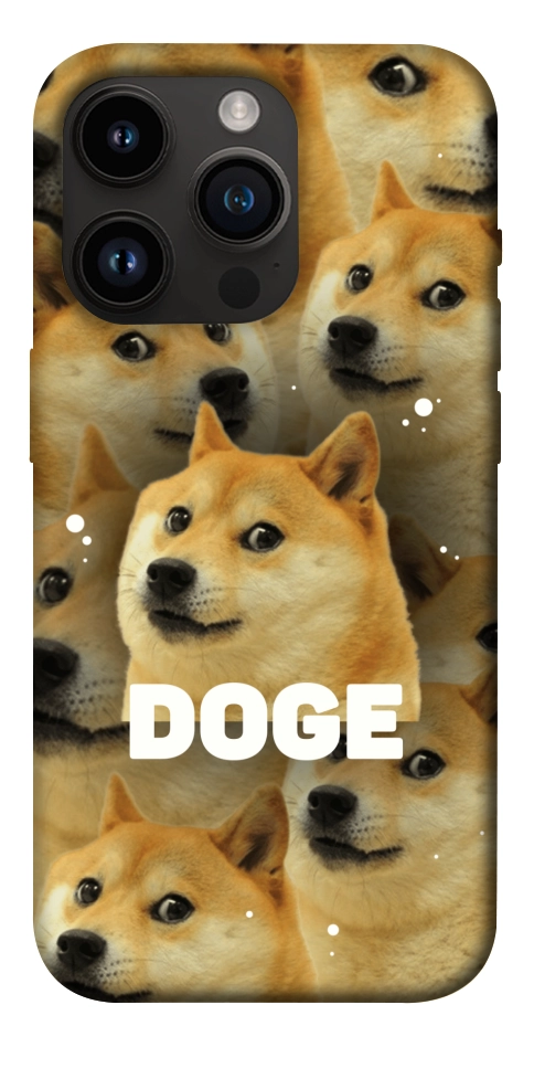 Чохол Doge pattern для iPhone 14 Pro