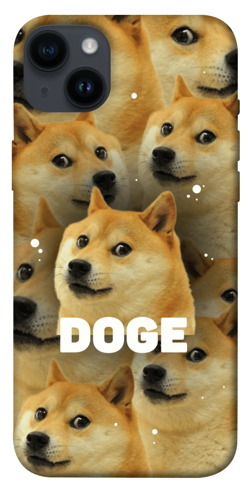 Чохол Doge pattern для iPhone 14 Plus