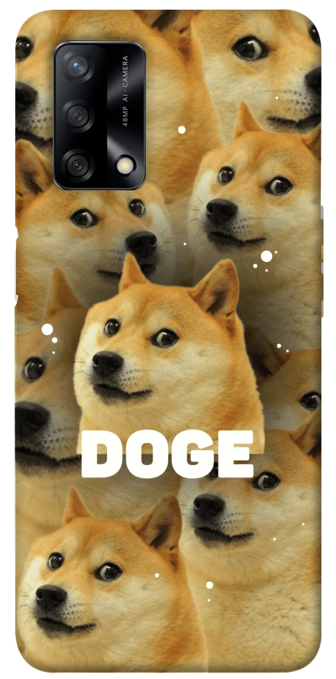Чехол Doge pattern для Oppo F19