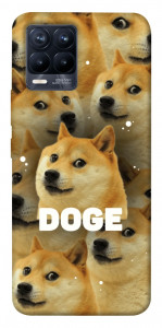 Чехол Doge pattern для Realme 8 Pro