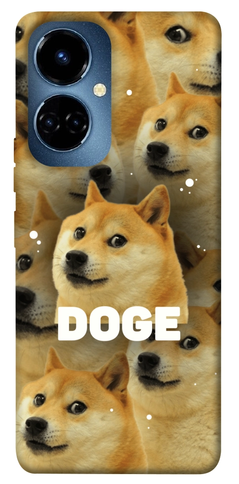 Чехол Doge pattern для TECNO Camon 19 Pro (CI8n)