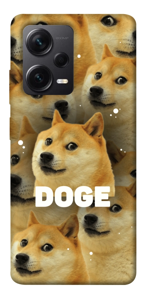 Чохол Doge pattern для Xiaomi Redmi Note 12 Pro+