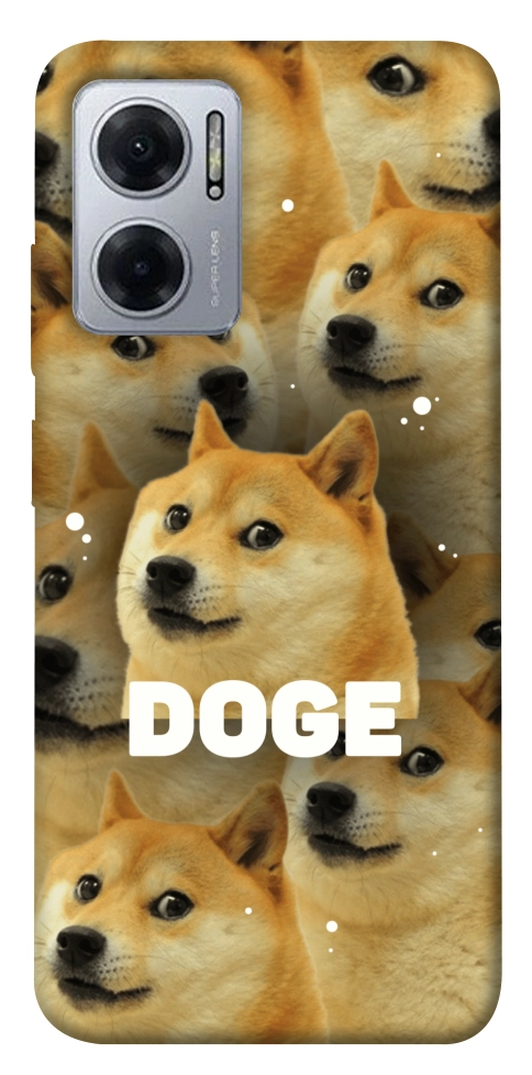 Чохол Doge pattern для Xiaomi Redmi Note 11E