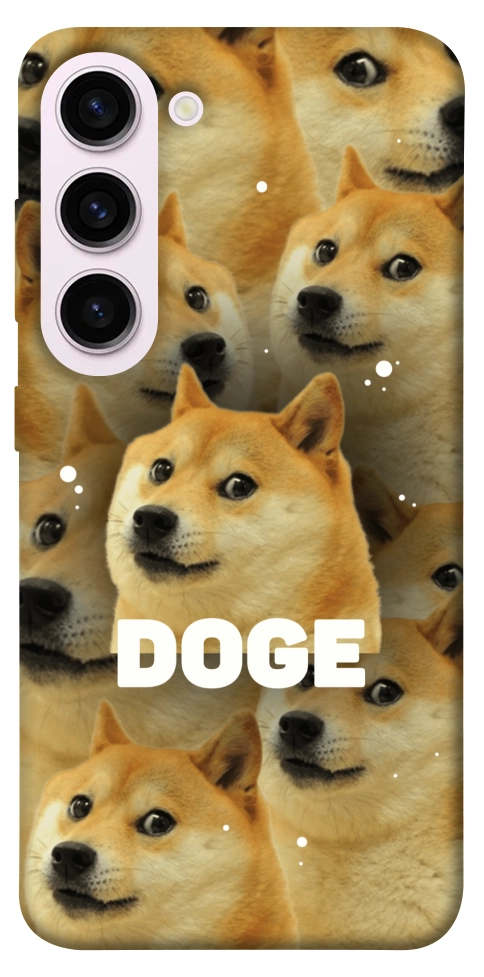 Чехол Doge pattern для Galaxy S23+