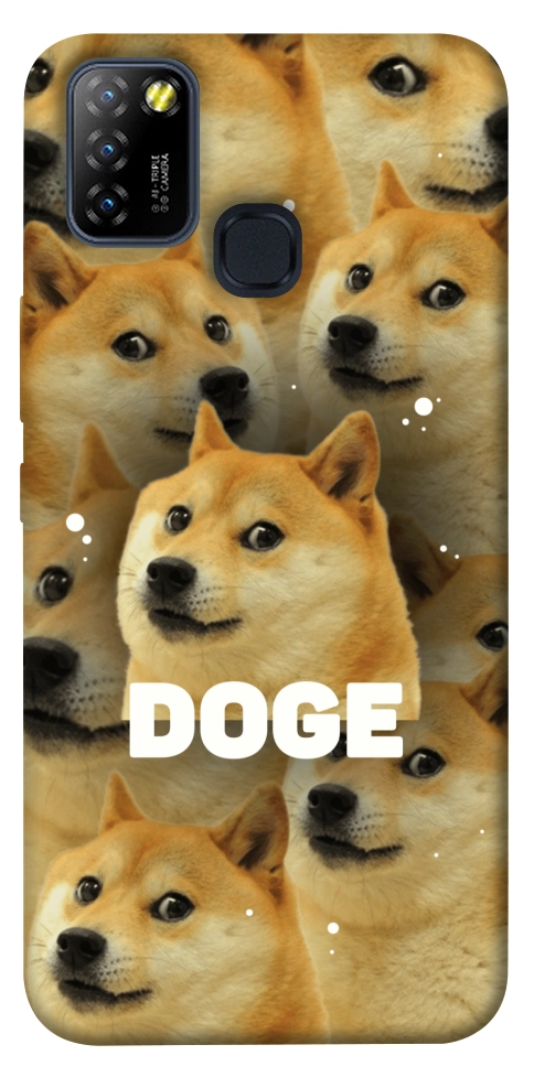 Чохол Doge pattern для Infinix Hot 10 Lite