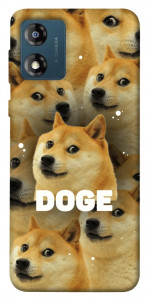 Чехол Doge pattern для Motorola Moto E13