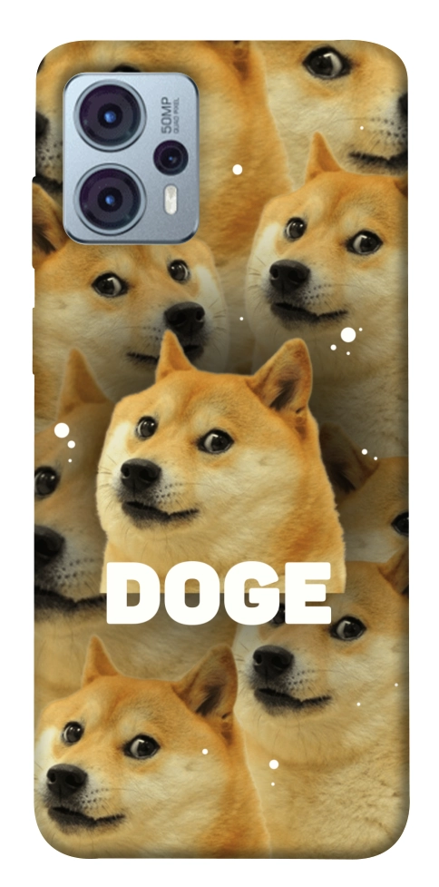 Чехол Doge pattern для Motorola Moto G23