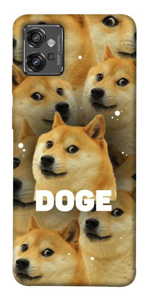 Чехол Doge pattern для Motorola Moto G32