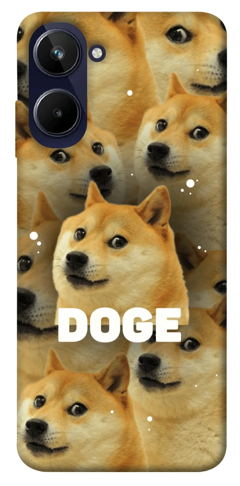 Чехол Doge pattern для Realme 10 4G