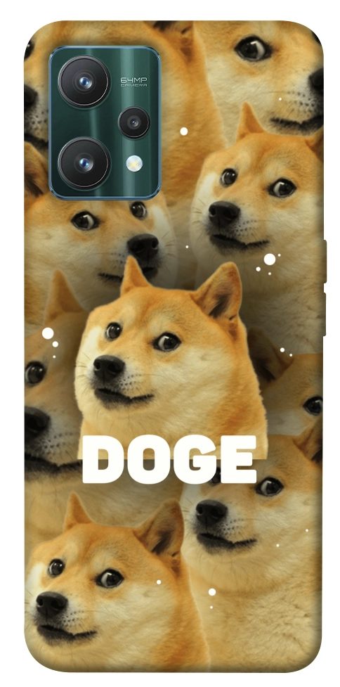 Чехол Doge pattern для Realme 9 Pro