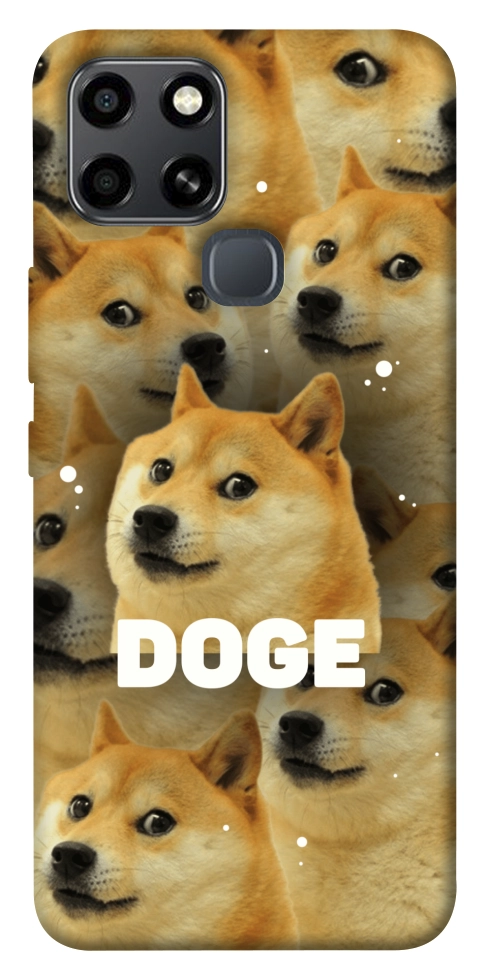 Чехол Doge pattern для Infinix Smart 6