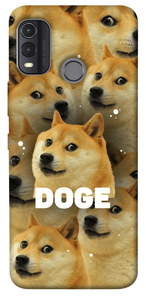 Чехол Doge pattern для Nokia G11 Plus