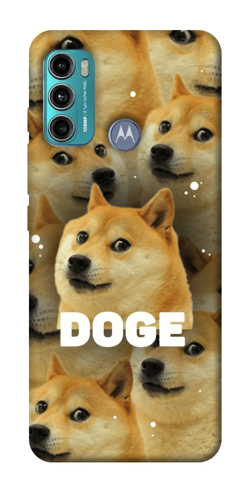 Чехол Doge pattern для Motorola Moto G60