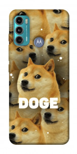 Чехол Doge pattern для Motorola Moto G60