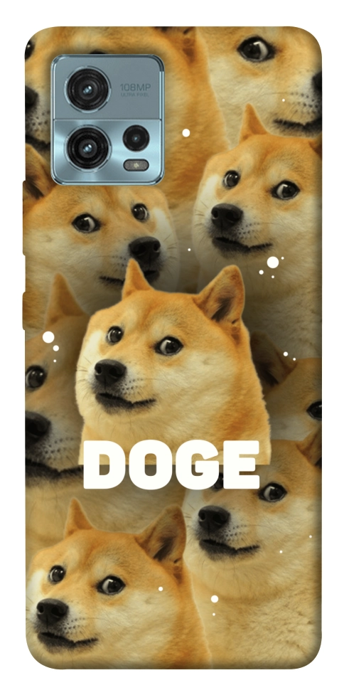 Чохол Doge pattern для Motorola Moto G72