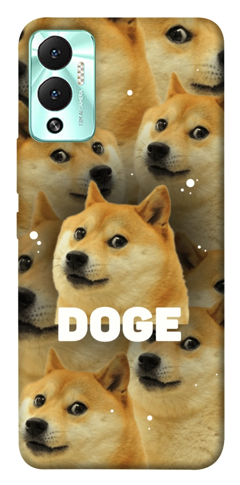 Чехол Doge pattern для Infinix Hot 12 Play