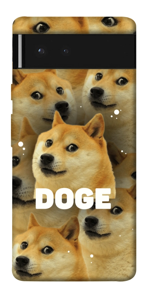 Чохол Doge pattern для Google Pixel 6