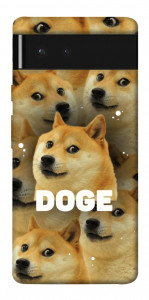 Чохол Doge pattern для Google Pixel 6
