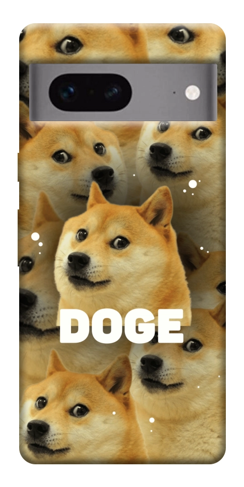 Чехол Doge pattern для Google Pixel 7
