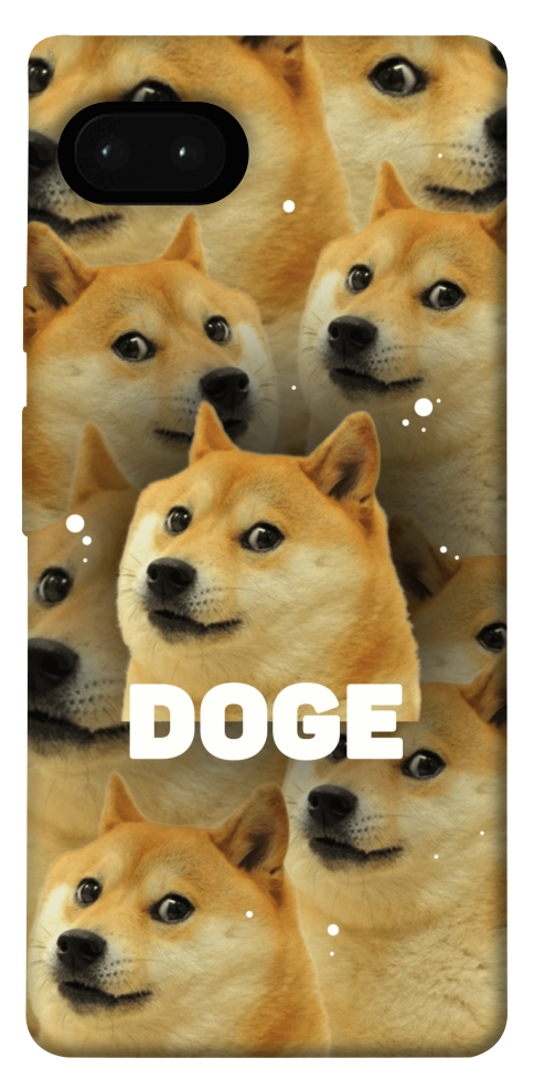 Чехол Doge pattern для Google Pixel 7A