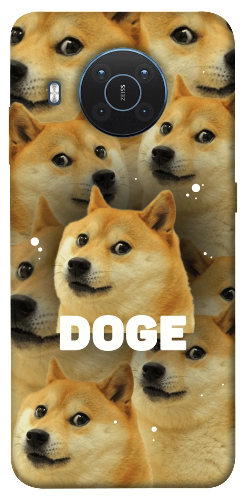 Чехол Doge pattern для Nokia X20