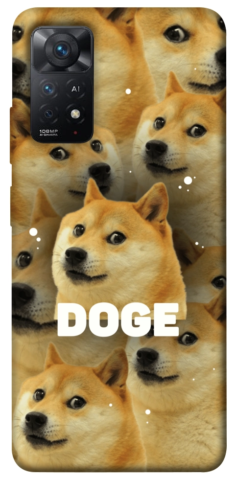 Чехол Doge pattern для Xiaomi Redmi Note 12 Pro