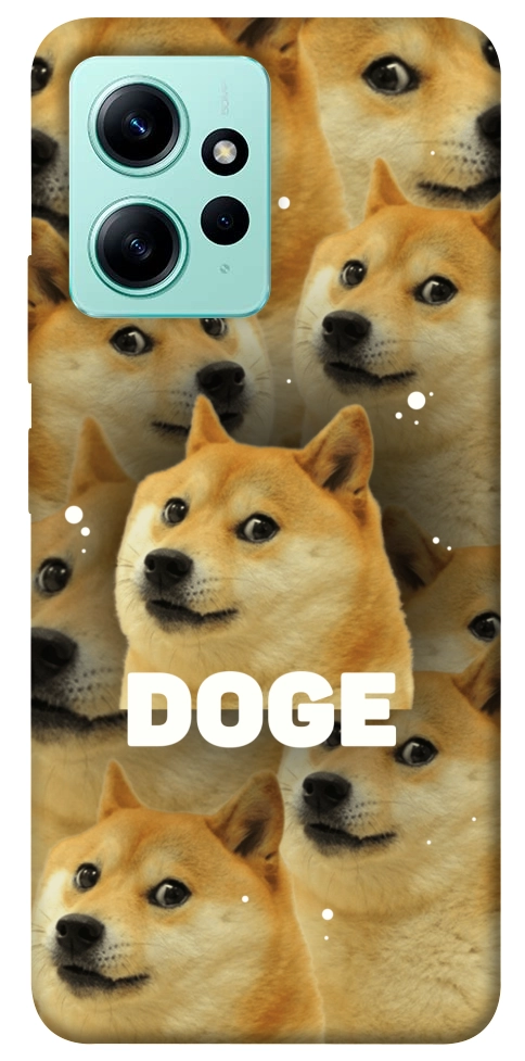 Чохол Doge pattern для Xiaomi Redmi Note 12 4G