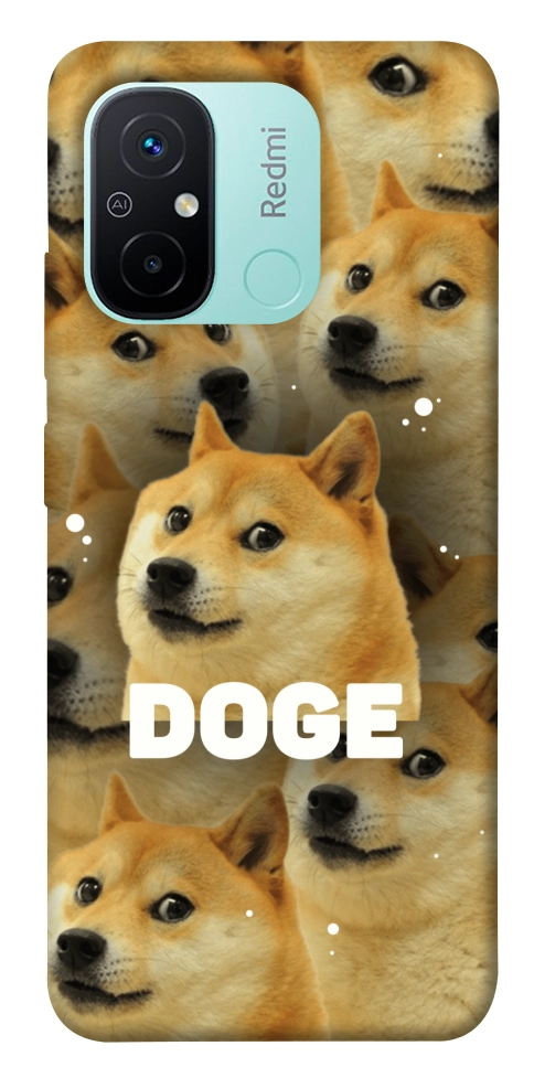 Чехол Doge pattern для Xiaomi Redmi 12C