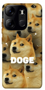 Чехол Doge pattern для Tecno Spark Go 2023