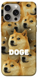 Чохол Doge pattern для iPhone 15 Pro Max