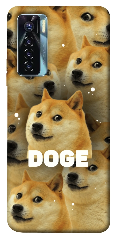 Чохол Doge pattern для TECNO Camon 17 Pro