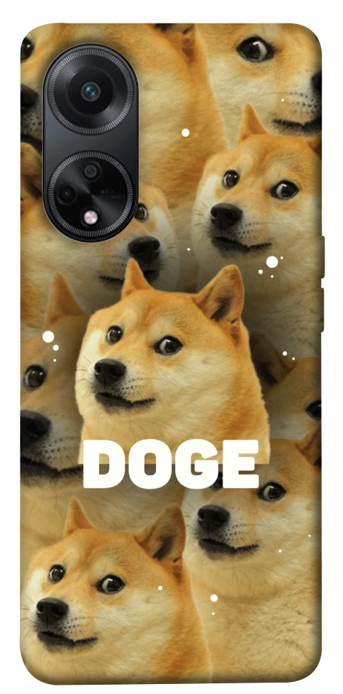 Чохол Doge pattern для Oppo A58 4G