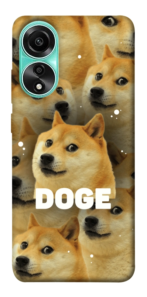 Чохол Doge pattern для Oppo A78 4G