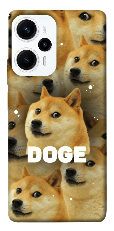 Чехол Doge pattern для Xiaomi Poco F5
