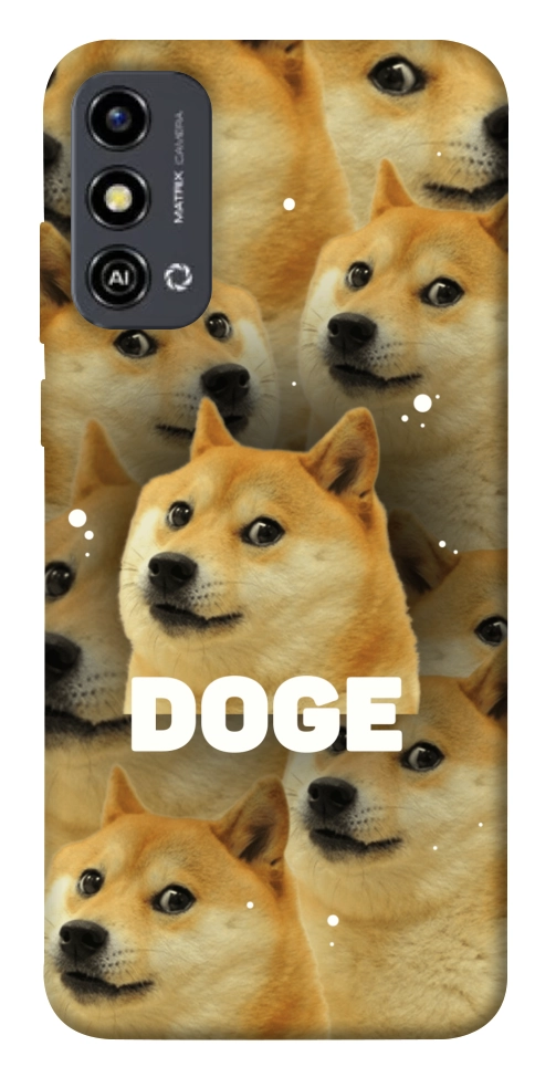 Чохол Doge pattern для ZTE Blade A53