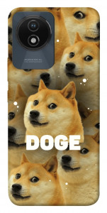 Чехол Doge pattern для Vivo Y02