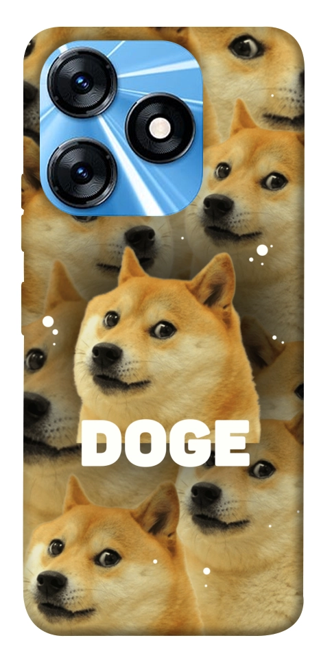 Чохол Doge pattern для TECNO Spark 10