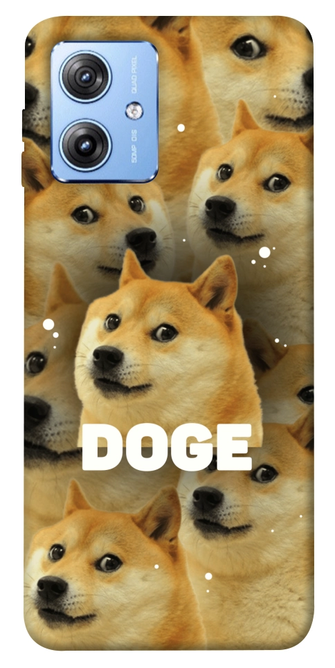 Чохол Doge pattern для Motorola Moto G84