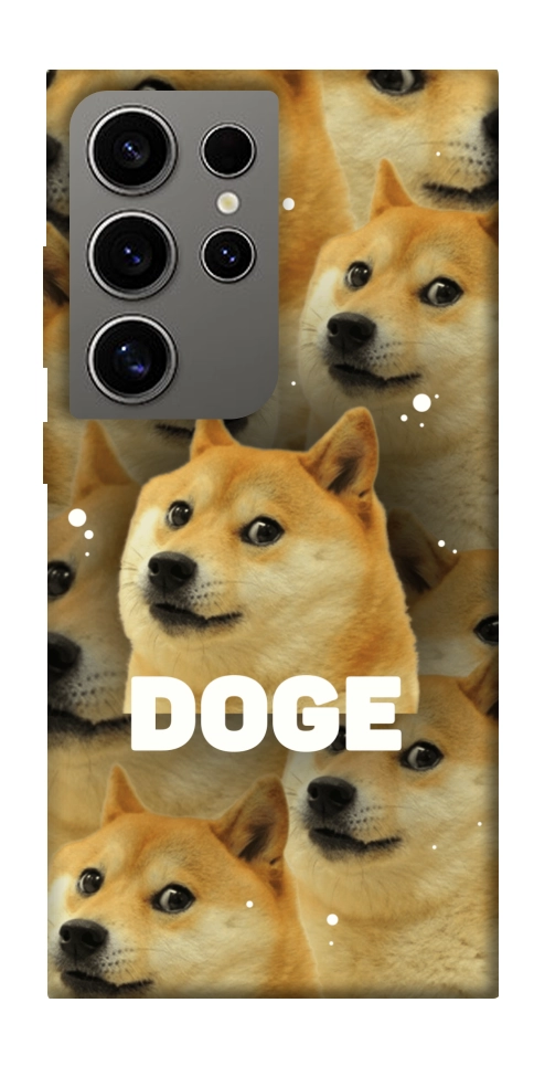 Чехол Doge pattern для Galaxy S24 Ultra