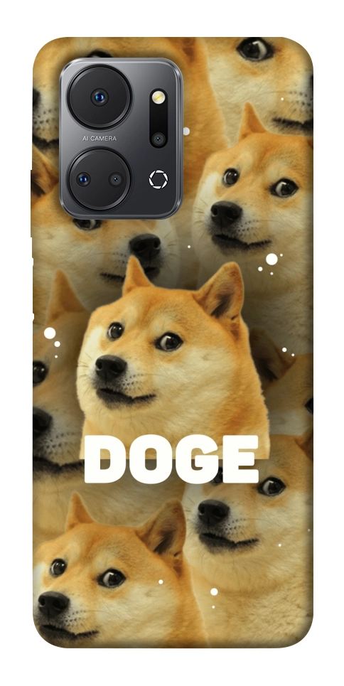 Чехол Doge pattern для Huawei Honor X7a