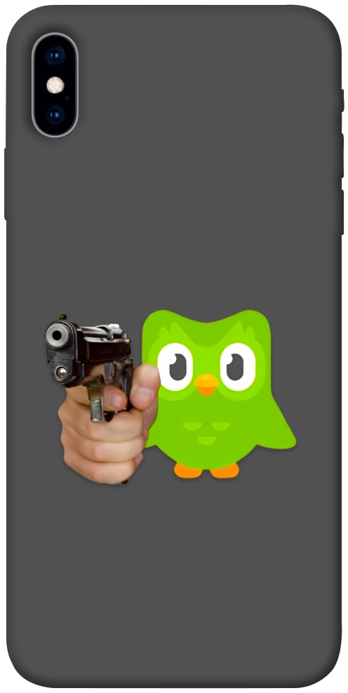 Чохол Duolingo meme для iPhone XS
