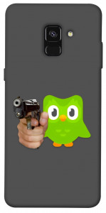Чехол Duolingo meme для Galaxy A8 (2018)