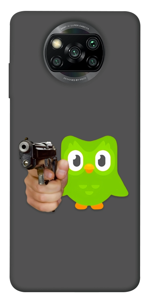 Чохол Duolingo meme для Xiaomi Poco X3 NFC